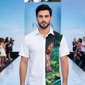 REF: C5  - CAMISA HOMBRE PINTADA MICO L